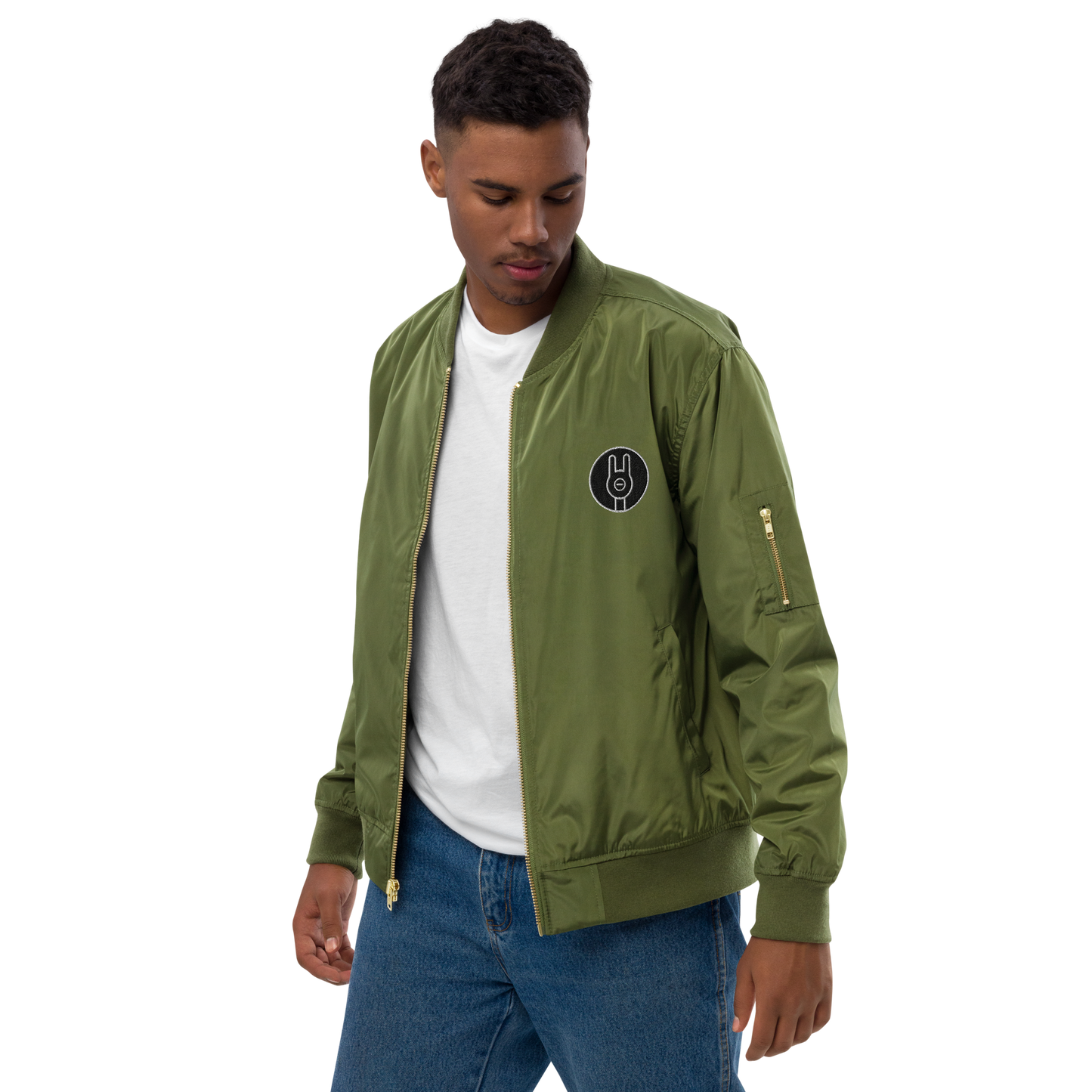 Premium recycled bomber jacket